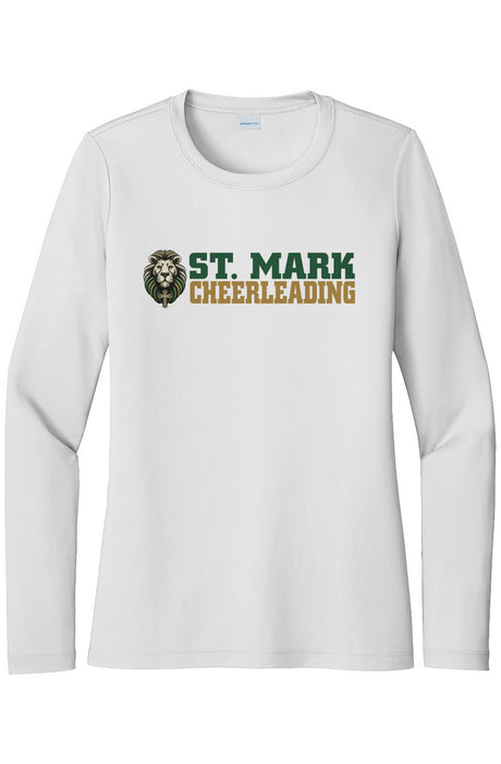 St. Mark Catholic Cheerleading Posi UV Pro LS Tee w/ UPF 50+