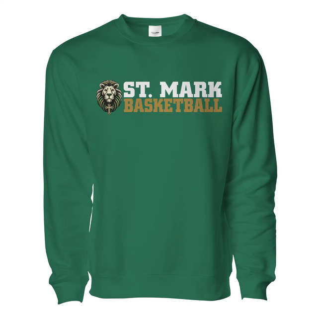 St. Mark Catholic Basketball Midweight Sweatshirt