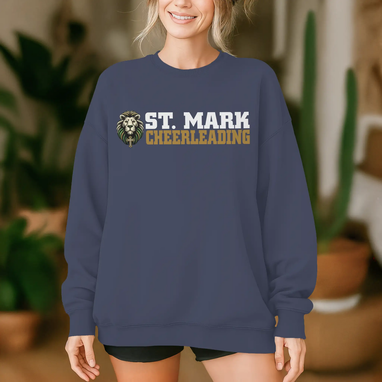 St. Mark Catholic Cheerleading Midweight Sweatshirt
