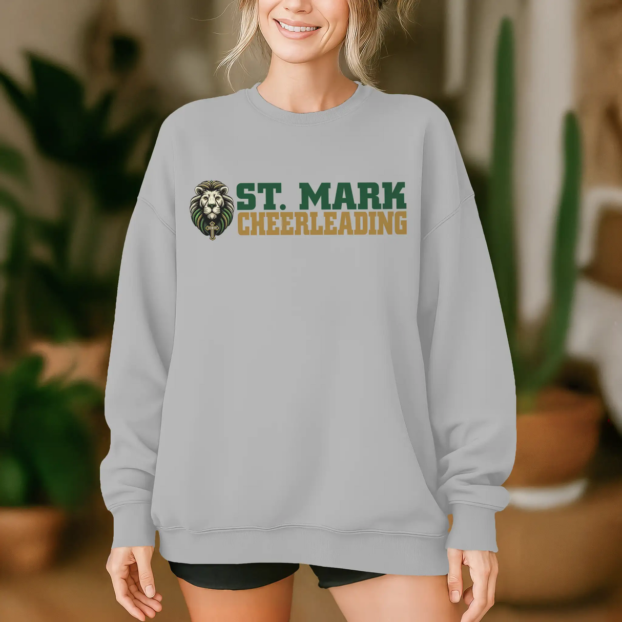 St. Mark Catholic Cheerleading Midweight Sweatshirt