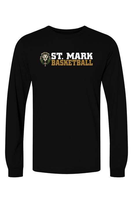 St. Mark Catholic Basketball Triblend L/S Tee