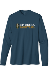 St. Mark Catholic Basketball Triblend L/S Tee
