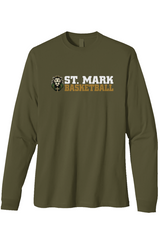 St. Mark Catholic Basketball Triblend L/S Tee