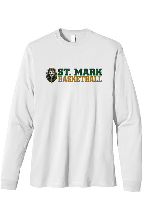 St. Mark Catholic Basketball Triblend L/S Tee