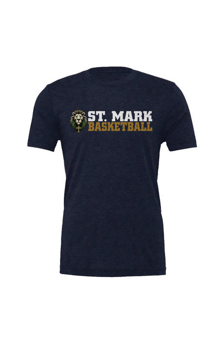 St. Mark Catholic Basketball Triblend Tee