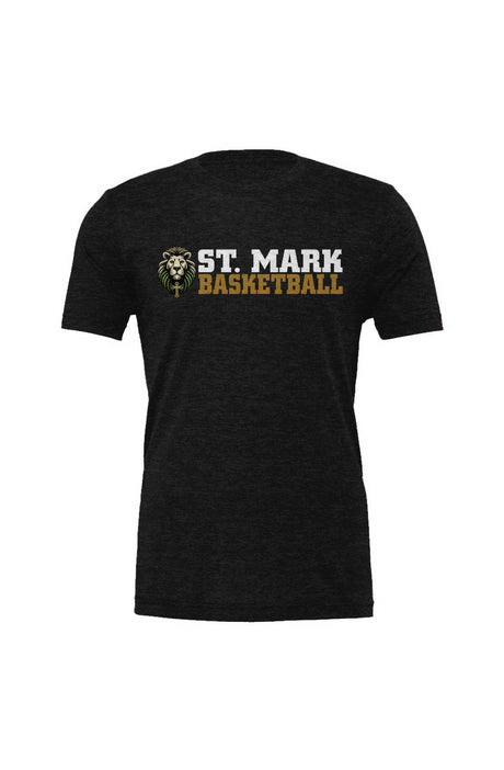 St. Mark Catholic Basketball Triblend Tee