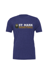 St. Mark Catholic Basketball Triblend Tee