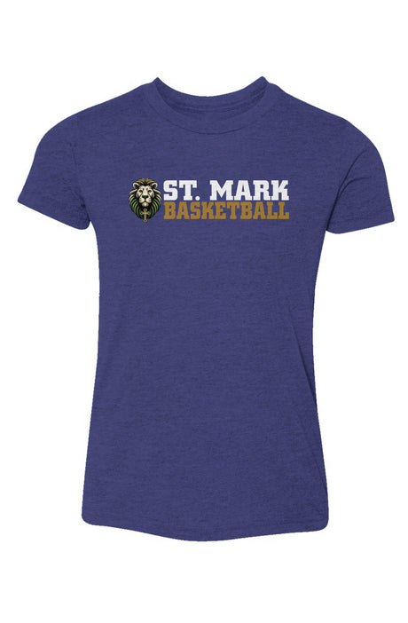St. Mark Catholic Basketball Triblend Tee