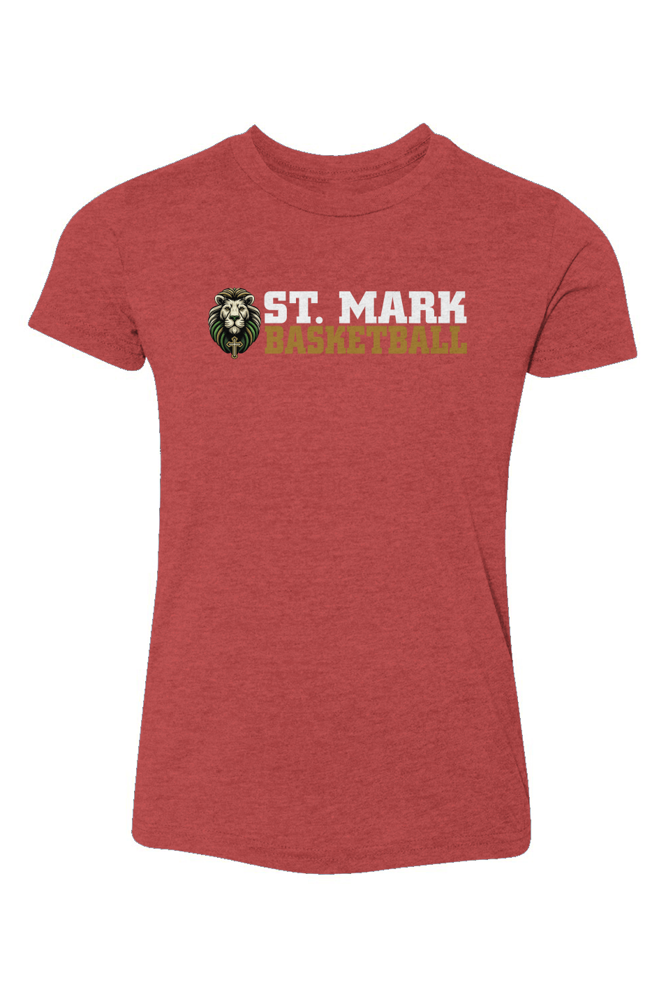 St. Mark Catholic Basketball Triblend Tee