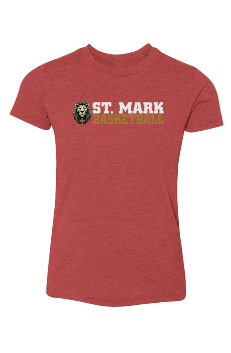 St. Mark Catholic Basketball Triblend Tee