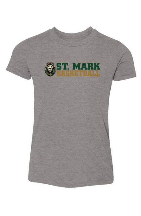 St. Mark Catholic Basketball Triblend Tee