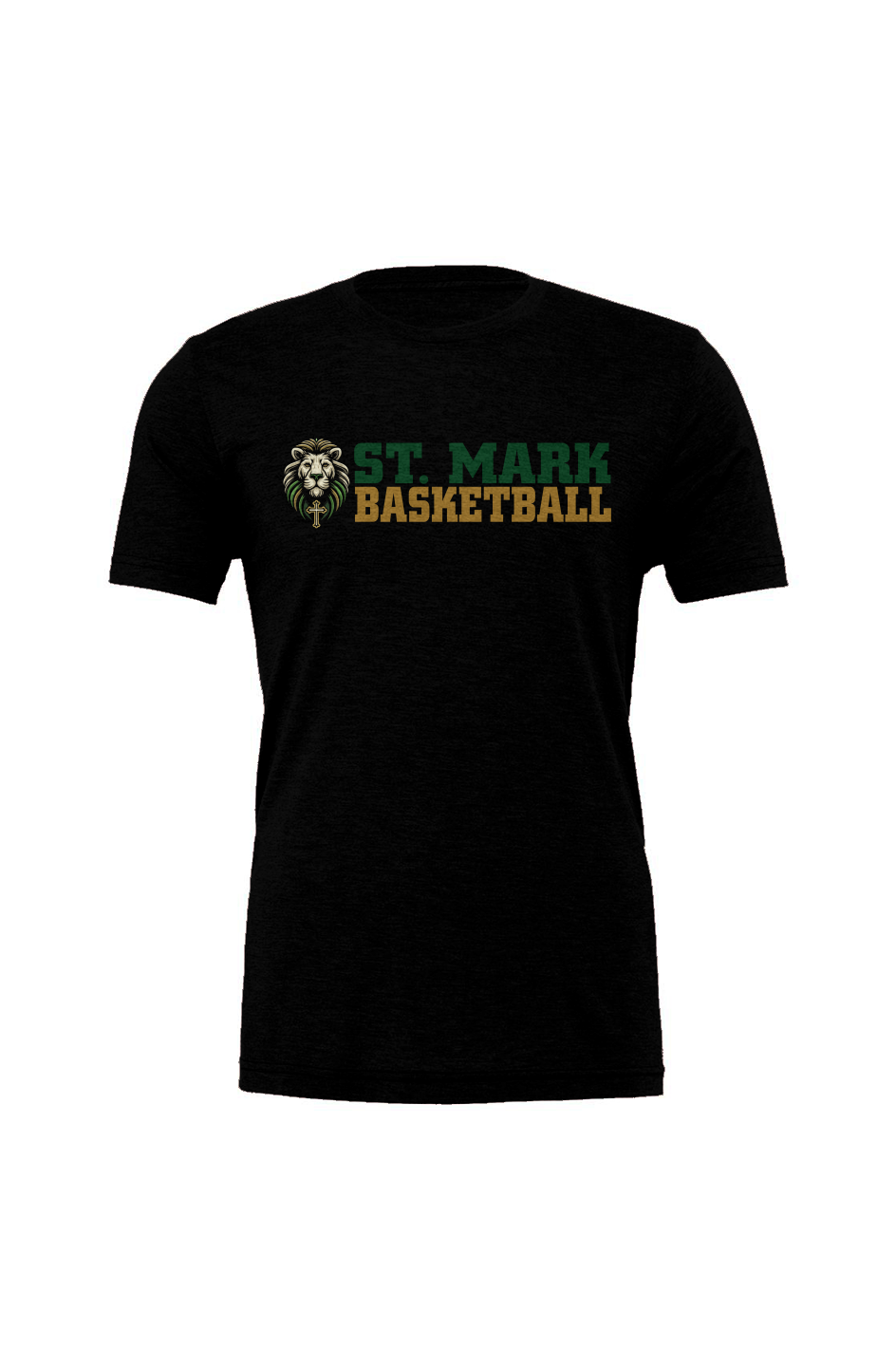 St. Mark Catholic Basketball Triblend Tee
