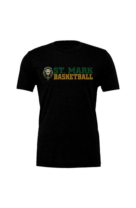 St. Mark Catholic Basketball Triblend Tee