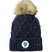 Hoggard Vikings Football Faux Fur Pom Beanie