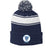 Hoggard Vikings Football Stripe Pom Beanie