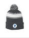 Hoggard Vikings Football Stripe Pom Beanie