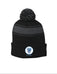 Hoggard Vikings Football Stripe Pom Beanie