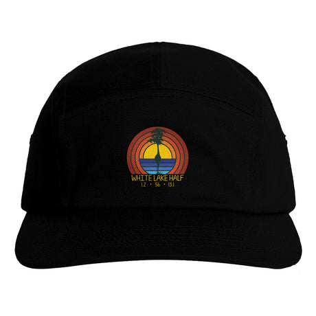 White Lake Half Finn Five Panel Finisher Cap