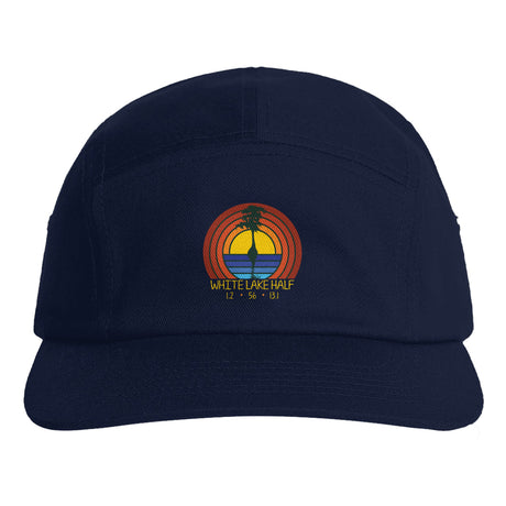 White Lake Half Finn Five Panel Finisher Cap