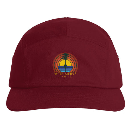 White Lake Half Finn Five Panel Finisher Cap
