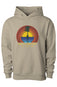 White Lake Half Finn Pullover Hooded Sweatshirt