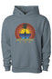 White Lake Half Finn Pullover Hooded Sweatshirt