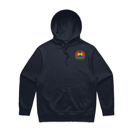 White Lake Half Heavy Hooded Pullover