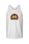 White Lake Half Garment Dyed Unisex Tank 