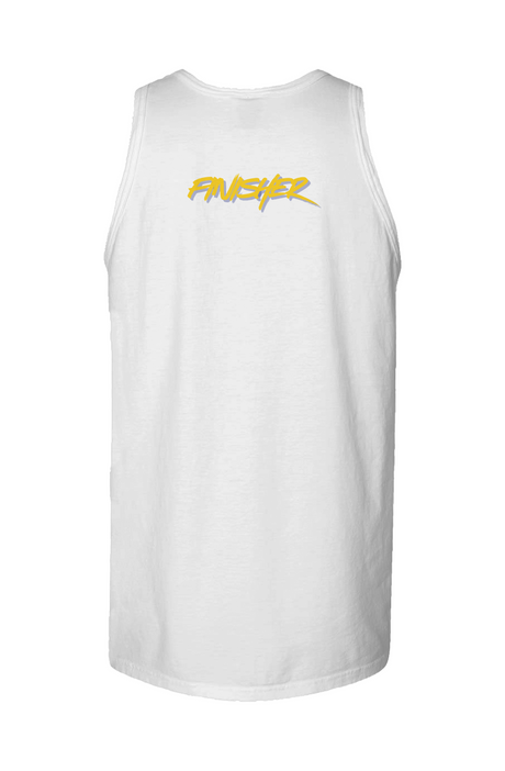 White Lake Half Garment Dyed Unisex Tank 