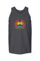 White Lake Half Garment Dyed Unisex Tank 