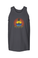 White Lake Half Garment Dyed Unisex Tank 
