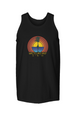 White Lake Half Garment Dyed Unisex Tank 