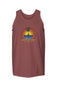 White Lake Half Garment Dyed Unisex Finisher Tank