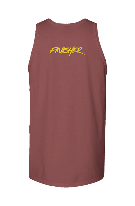 White Lake Half Garment Dyed Unisex Finisher Tank