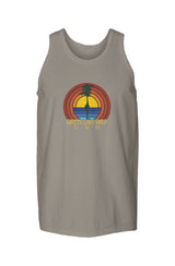 White Lake Half Garment Dyed Unisex Finisher Tank