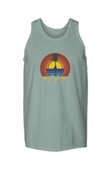 White Lake Half Garment Dyed Unisex Finisher Tank