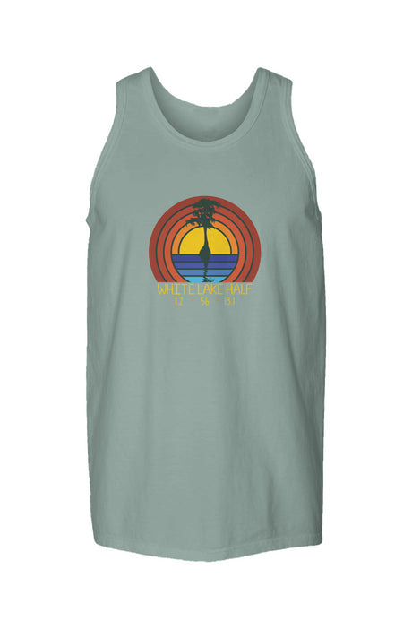 White Lake Half Garment Dyed Unisex Finisher Tank