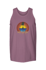 White Lake Half Garment Dyed Unisex Finisher Tank