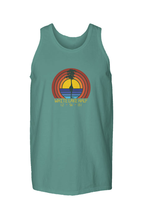 White Lake Half Garment Dyed Unisex Finisher Tank