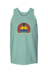 White Lake Half Garment Dyed Unisex Finisher Tank