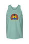 White Lake Half Garment Dyed Unisex Finisher Tank