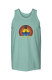 White Lake Half Garment Dyed Unisex Finisher Tank