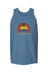 White Lake Half Garment Dyed Unisex Finisher Tank