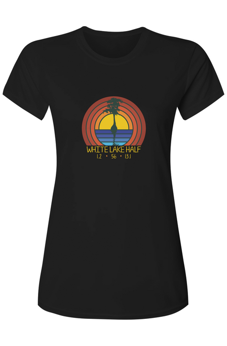 White Lake Half Ladies' Islander Performance Finisher Tee w/ UPF 50+