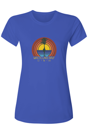White Lake Half Ladies' Islander Performance Finisher Tee w/ UPF 50+