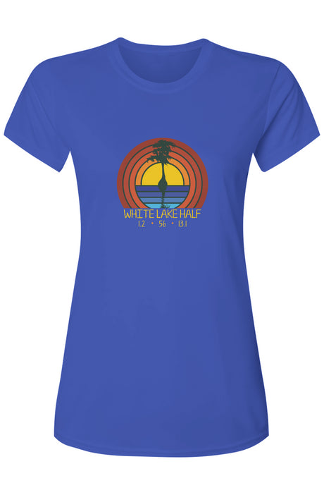 White Lake Half Ladies' Islander Performance Finisher Tee w/ UPF 50+