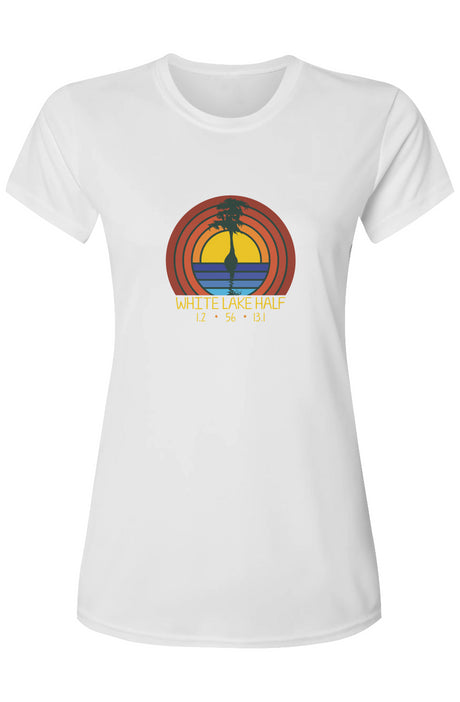 White Lake Half Ladies' Islander Performance Finisher Tee w/ UPF 50+