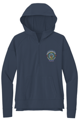 Hoggard Navy JROTC Presidential Fitness Challenge Ladies' Stretch 1/2 Zip Hoodie