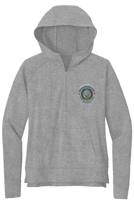 Hoggard Navy JROTC Presidential Fitness Challenge Ladies' Stretch 1/2 Zip Hoodie