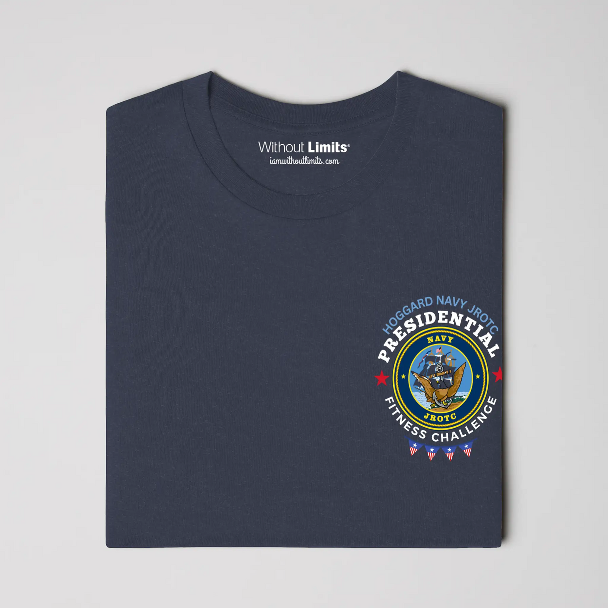 Hoggard Navy JROTC Presidential Fitness Challenge Triblend Tee